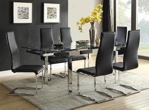 G102310 - Nameth Dining - Black or White Chairs - ReeceFurniture.com
