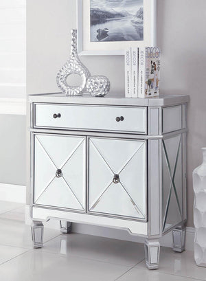G102595 - Clear Mirror Wine Cabinet - 4 or 2 Doors - ReeceFurniture.com