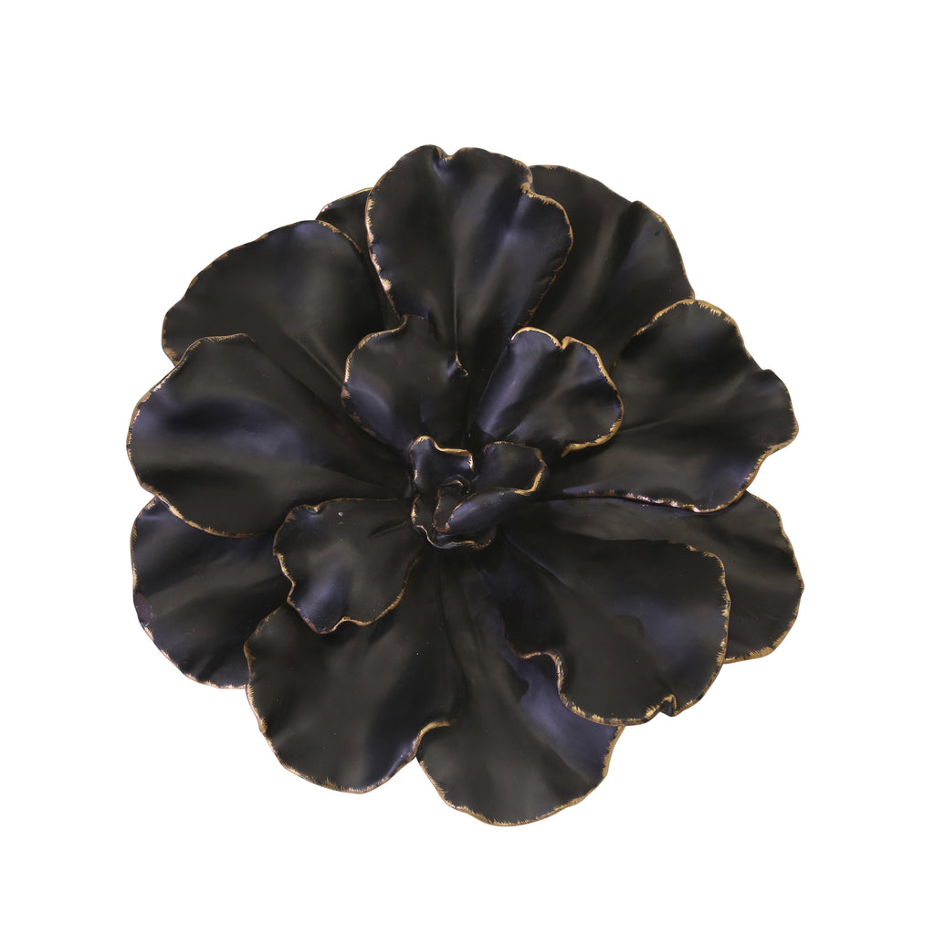 Black Wall Flower, 10" - ReeceFurniture.com