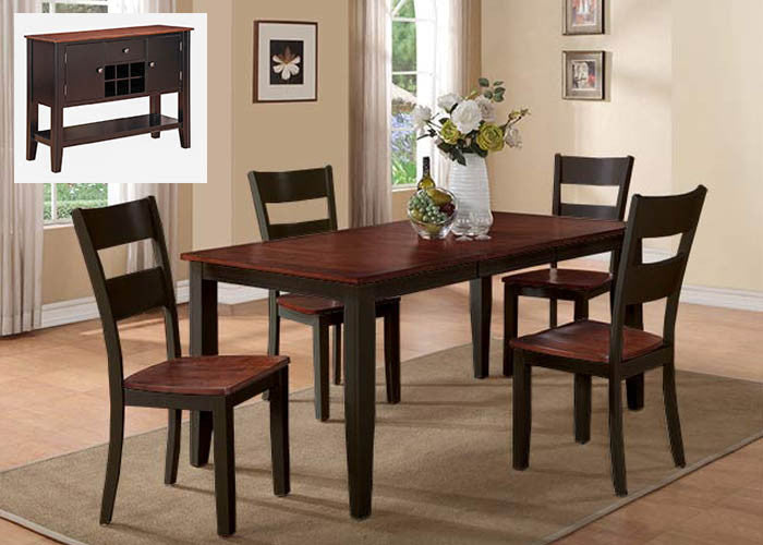 Dark Cherry Dining Room Sets Crafted Cherry Dining Dark 60 Inch Round
