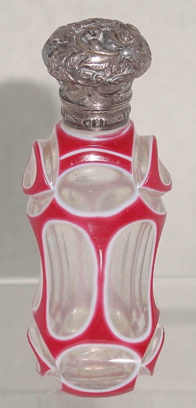 Miniature Glass Bottle shops in Ruby Pink