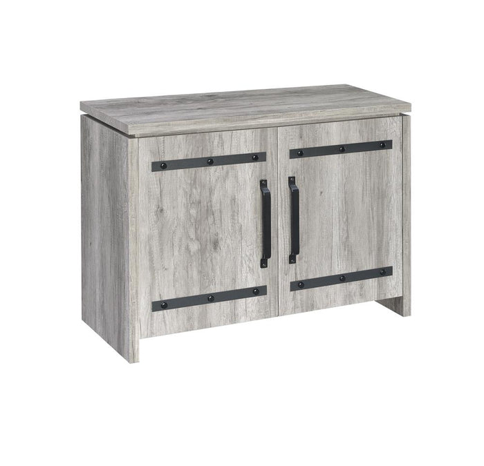 G950785 - 2-Door Accent Cabinet or Tall Cabinet - Grey Driftwood