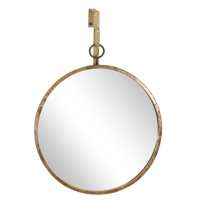 Gold Hanging Mirror, Circle