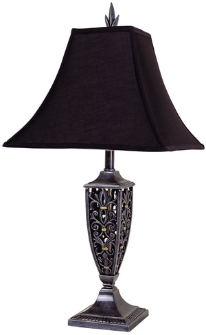 Montcalm Table Lamp (Set-4), Black (1Set/2Ctn) - ReeceFurniture.com