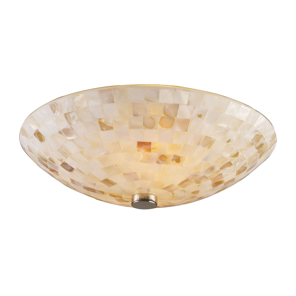 Capri - Semi Flush Mount - Satin Nickel - ReeceFurniture.com