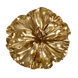 Gold Wall Flower 15.5" - ReeceFurniture.com