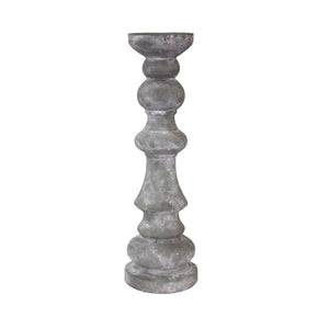 Gray Cement Candle Holder 28 - ReeceFurniture.com