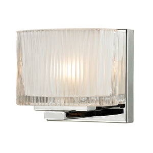 Chiseled Glass - Vanity Light - Polished Chrome - ReeceFurniture.com