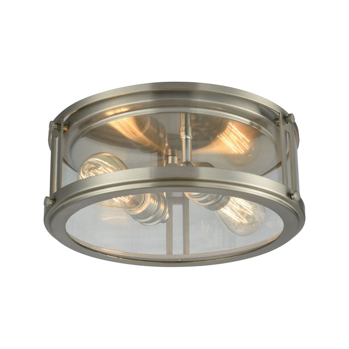 Coby - Flush Mount - Brushed Nickel