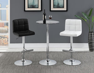 G121341 - Black Glass Bar Table Set - ReeceFurniture.com