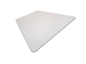 Cleartex Ultimat, Polycarbonate Corner Workstation Chair mat for Hard Floors (48" X 60"), Floor Mats, FloorTexLLC, - ReeceFurniture.com - Free Local Pick Ups: Frankenmuth, MI, Indianapolis, IN, Chicago Ridge, IL, and Detroit, MI