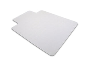 Cleartex Advantagemat PVC Clear Chair mat for Hard Floor, Rectangular with Front Lipped Area for Under Desk Protection, Floor Mats, FloorTexLLC, - ReeceFurniture.com - Free Local Pick Ups: Frankenmuth, MI, Indianapolis, IN, Chicago Ridge, IL, and Detroit, MI