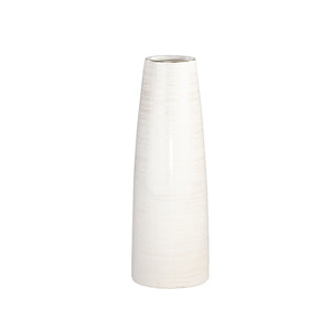 Pearlescent Ceramic Vase 12.75" - ReeceFurniture.com