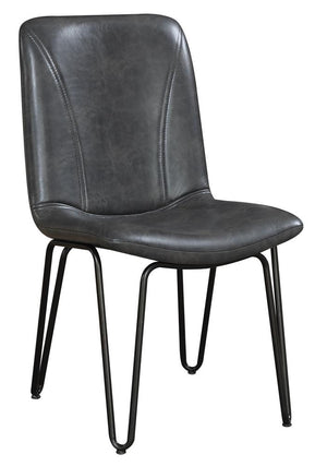 G130081 - Sherman Dining Set - Faux Leather Chairs - ReeceFurniture.com