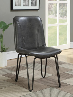 G130081 - Sherman Dining Set - Faux Leather Chairs - ReeceFurniture.com