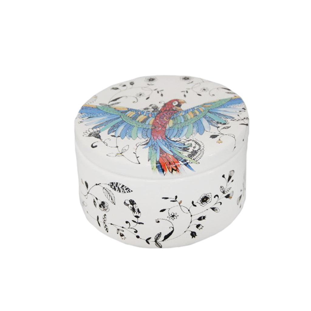 Multicolored Dolomite Bird Jar - ReeceFurniture.com