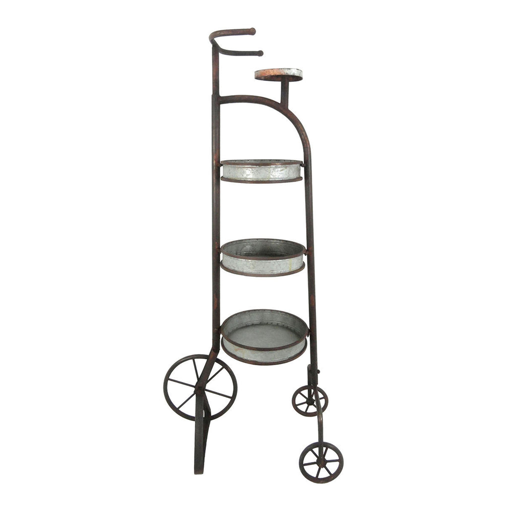 3-Tier Metal Tricycle Planter,Kd - ReeceFurniture.com