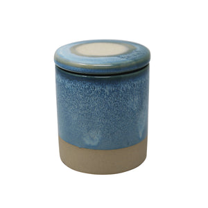 Outdoor Citronella Candle In Ceramic , Blue - ReeceFurniture.com