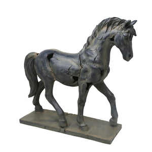 Cracked Horse Sculpture - ReeceFurniture.com
