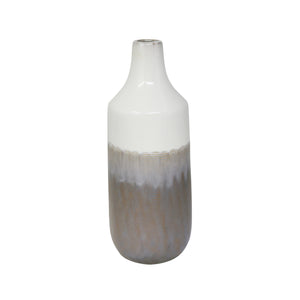 Ceranmic 16.25" Vase , Multi Gray - ReeceFurniture.com