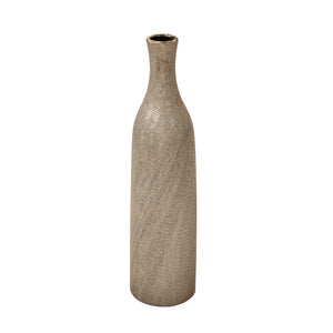 Ceramic 17.75" Vase , Champagne - ReeceFurniture.com