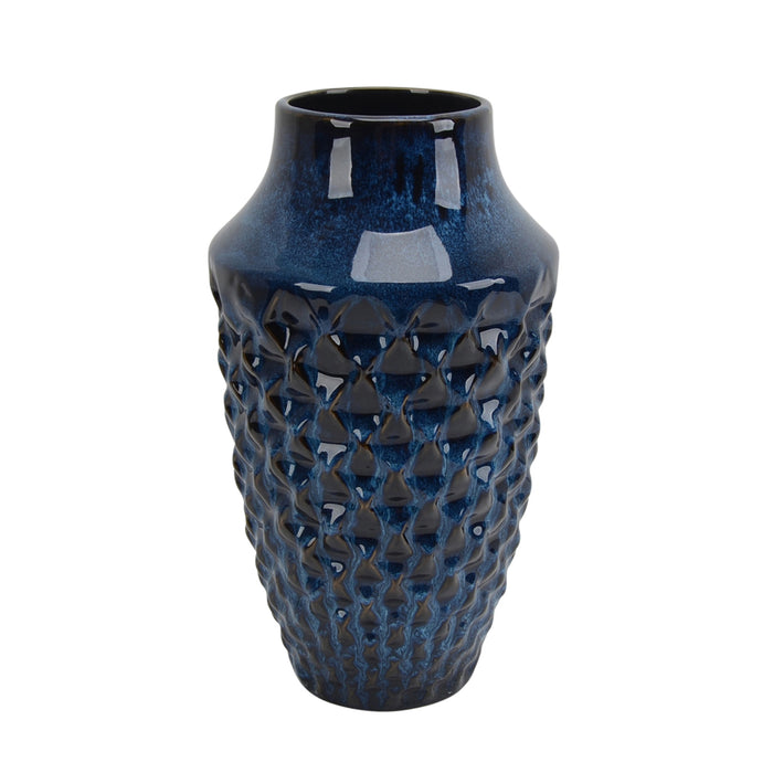 Ceramic Vase 12", Blue