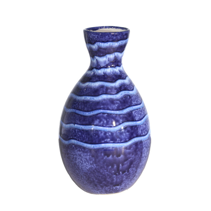 Ceramic Vase 10", Blue
