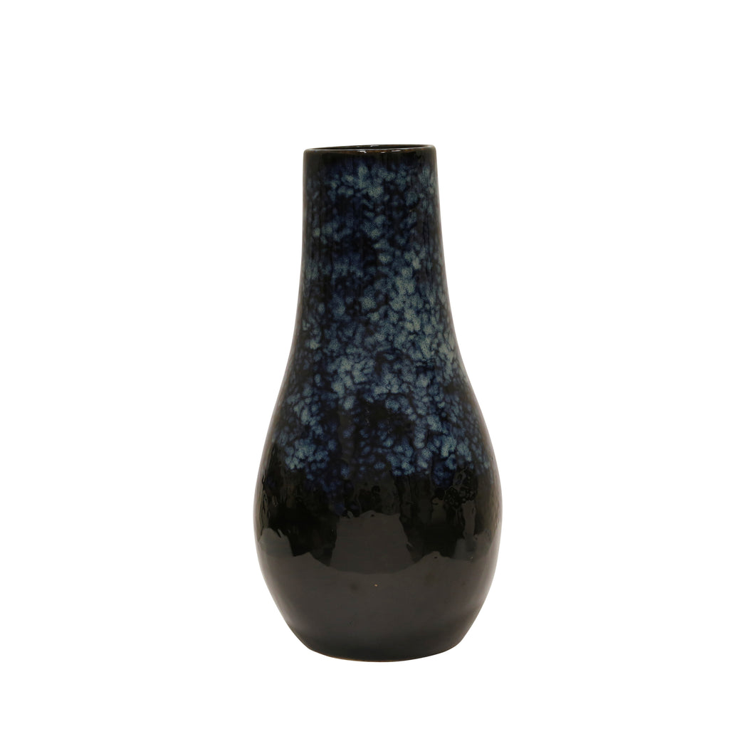 Ceramic Vase 15", Multicolor /Blue - ReeceFurniture.com