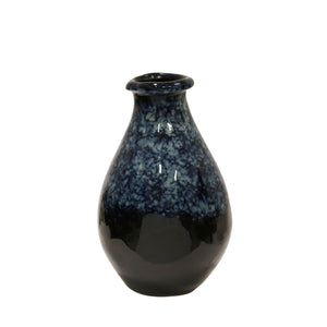 Ceramic Vase 13.5", Multi/Blue - ReeceFurniture.com