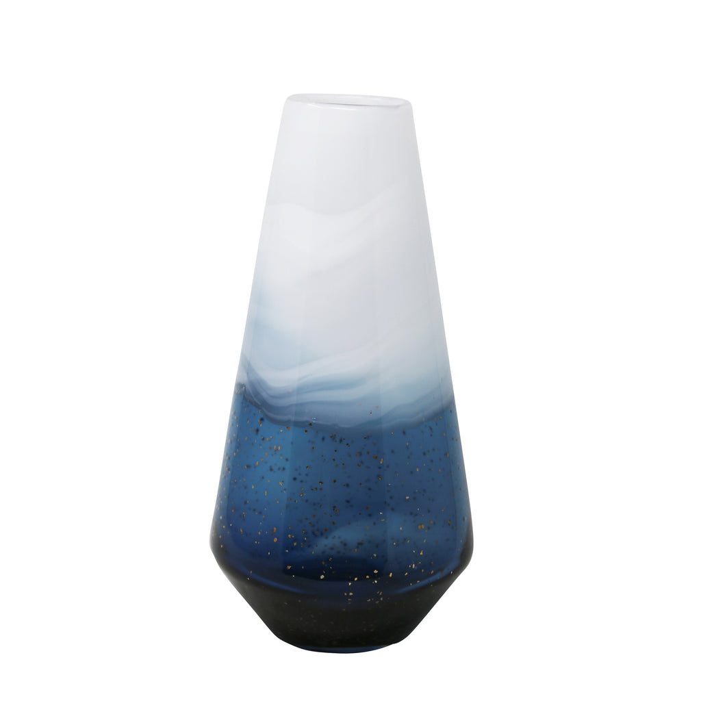 Glass Vase 16.75", Multi - ReeceFurniture.com