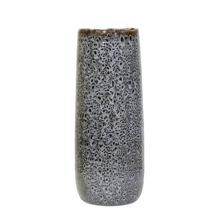 Ceramic 16.5" Vase, Black