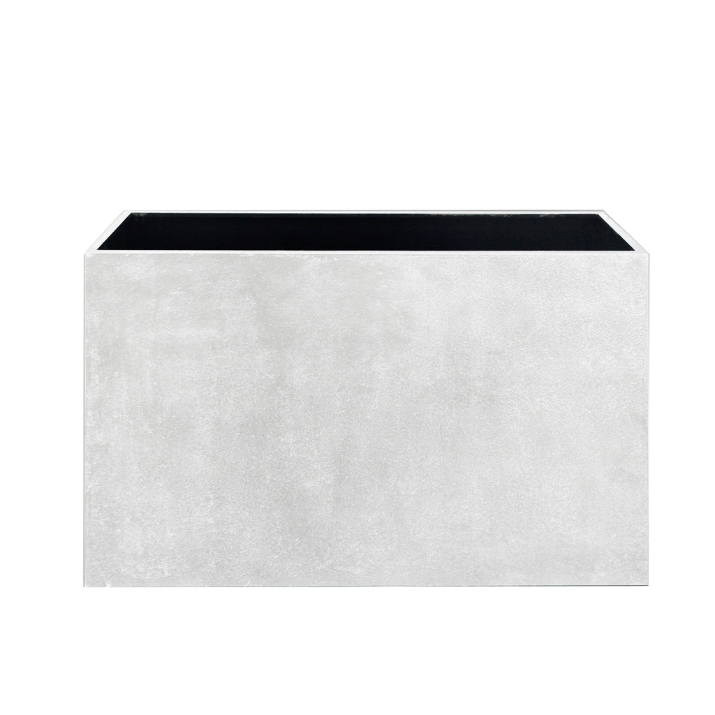 Metal Planter Box - White - ReeceFurniture.com