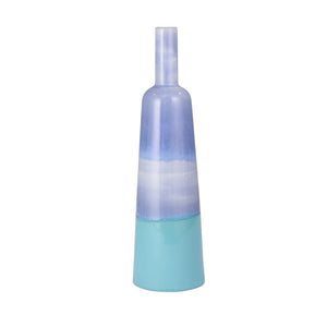 Ceramic 18" Bottle Vase, Bluemix - ReeceFurniture.com