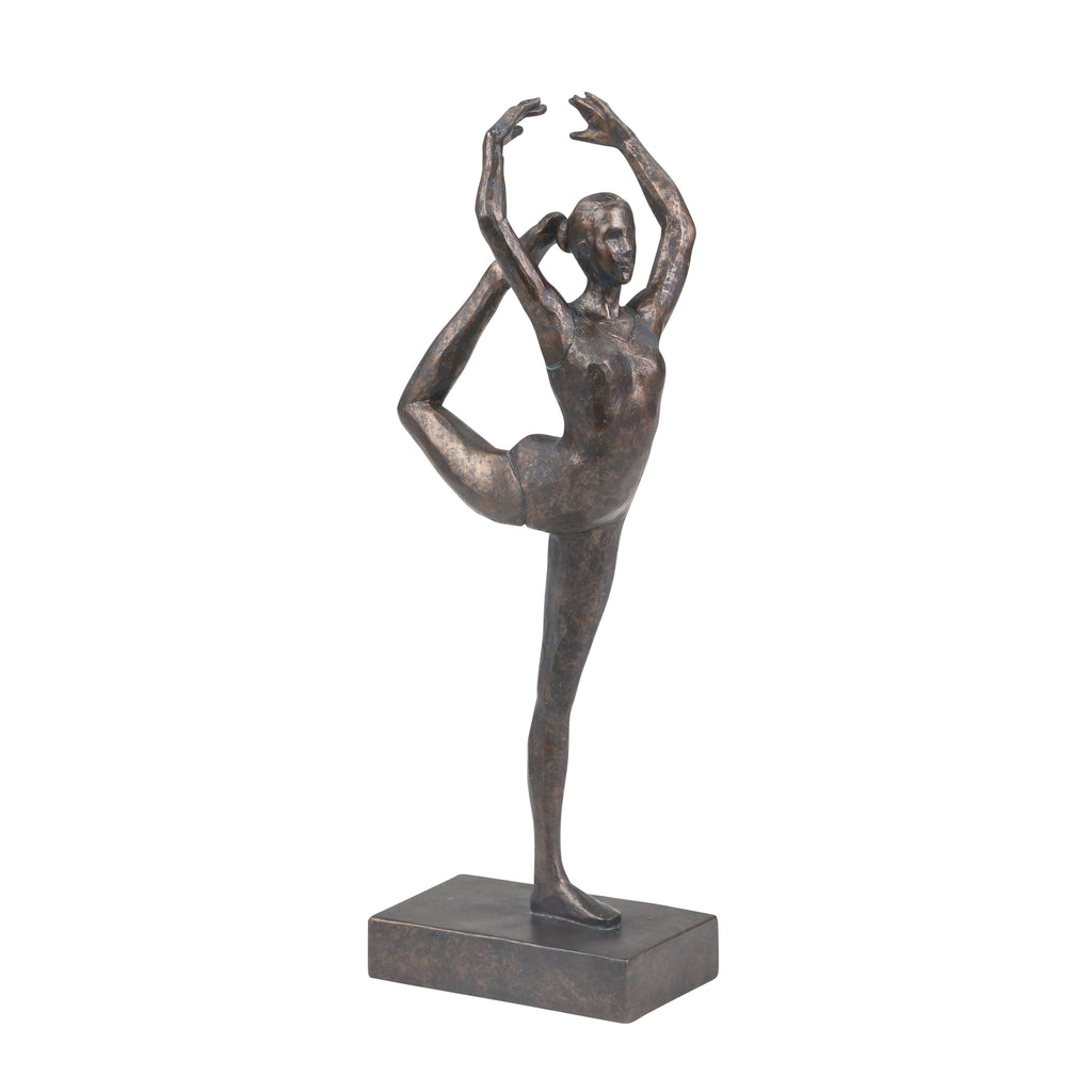 Resin 12" Ballerina, Rust - ReeceFurniture.com