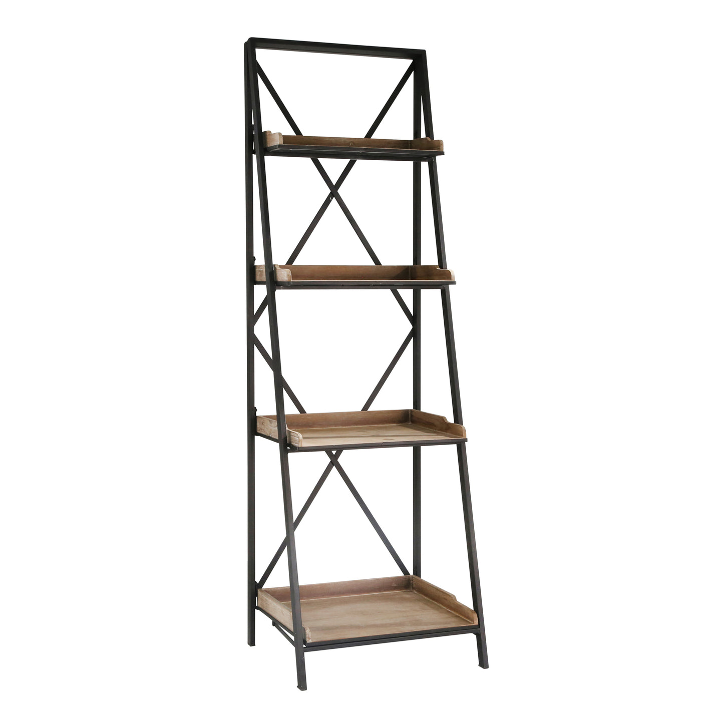 Brown & Metal Wood Three-Tiered Shelf, Hobby Lobby