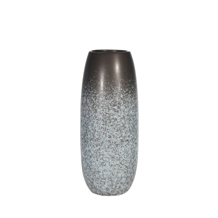 Ceramic 14" Vase , Blue Mix