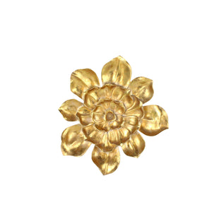 Resin 23" Wall Flower, Gold - ReeceFurniture.com