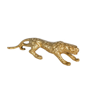 Resin, Leopard Tabletop Decor,Gold - ReeceFurniture.com