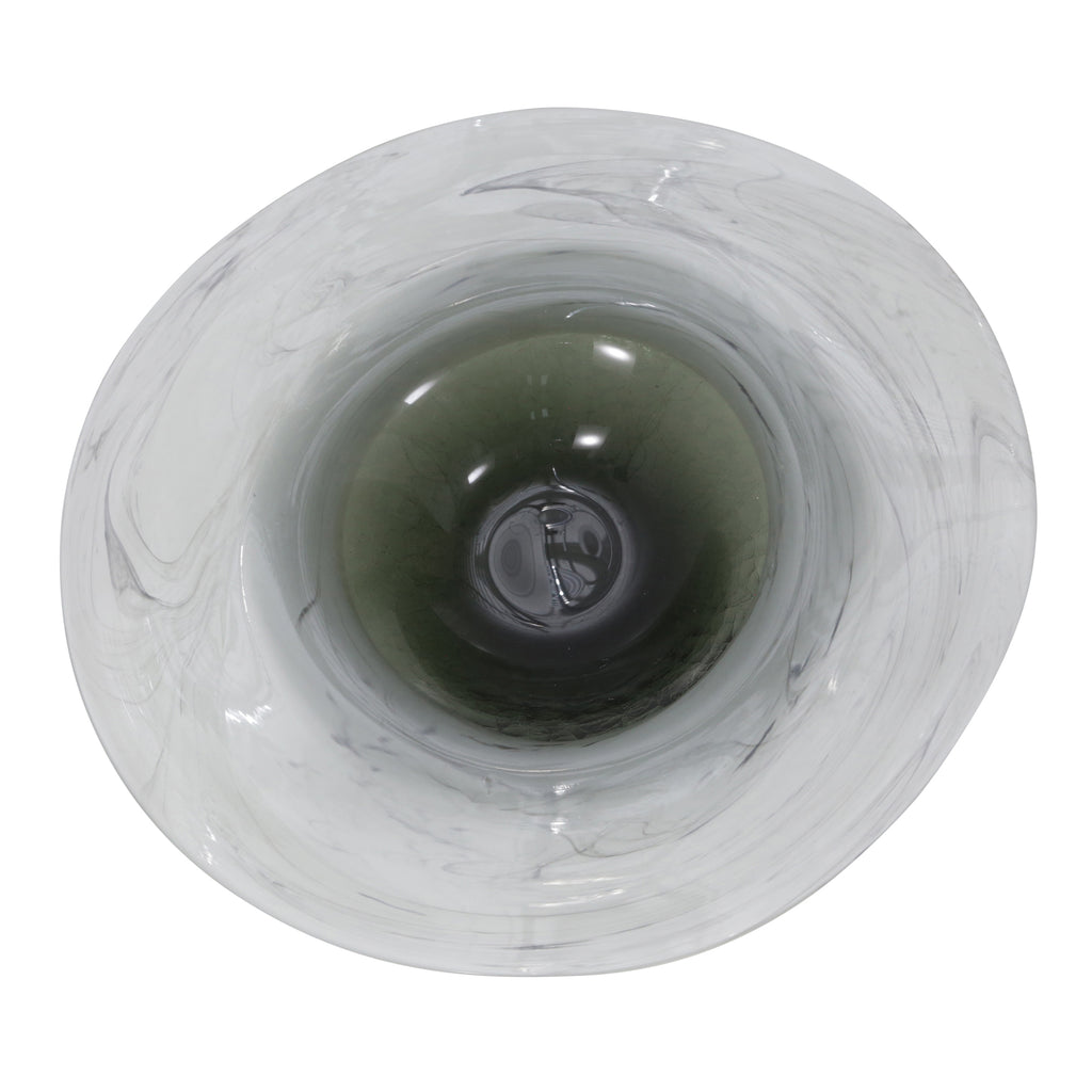 Glass 3" Smokey Plate, Gray - ReeceFurniture.com