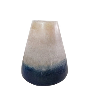 Glass 11" Tri-Color Vase, Multi - ReeceFurniture.com
