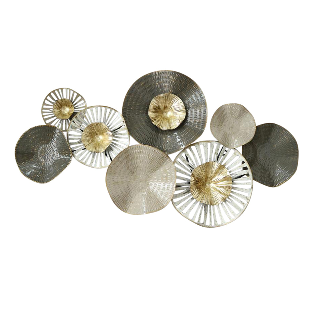 Metal 36" Floral Wall Accent,Multi - ReeceFurniture.com