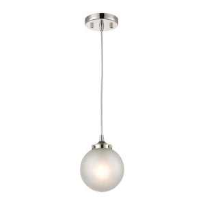 Boudreaux - Mini Pendant - Polished Nickel - ReeceFurniture.com