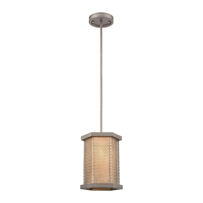 Crestler - Mini Pendant - Weathered Zinc, Polished Nickel, Polished Nickel