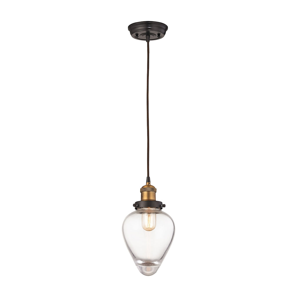 Bartram - Mini Pendant - Antique Brass, Oil Rubbed Bronze, Oil Rubbed Bronze - ReeceFurniture.com