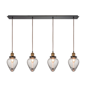 Bartram - Mini Pendant - Antique Brass, Oil Rubbed Bronze, Oil Rubbed Bronze - ReeceFurniture.com