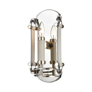 Bergamo - Sconce - Polished Nickel - ReeceFurniture.com
