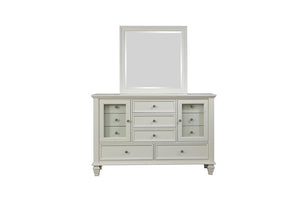 G201303 - Sandy Beach White Bedroom Set - Panel Bed or Storage Sleigh Bed - ReeceFurniture.com