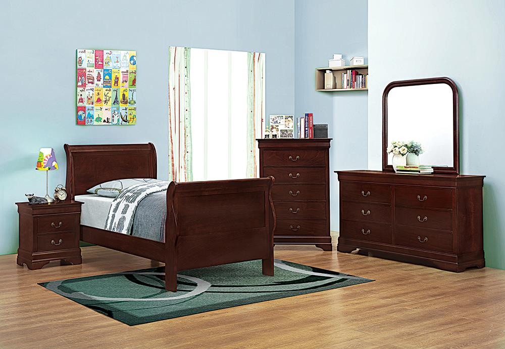 G203971 - Louis Philippe Bedroom Set - Cherry