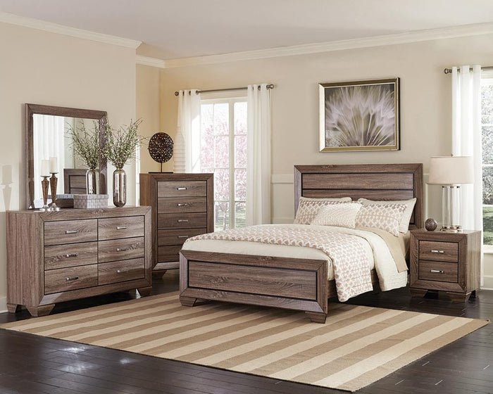 G204191 - Kauffman Bedroom Set - Washed Taupe