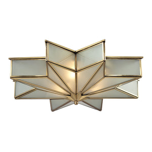 Decostar - Flush Mount - Brushed Brass - ReeceFurniture.com